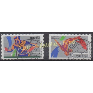 Timbres - Thème sports divers - Allemagne occidentale (RFA) - 1989 - No 1240/1241