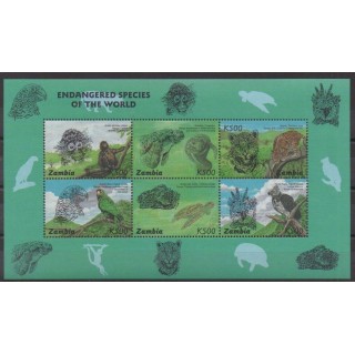 Buy this set of stamps of Zambia of the year 1996 (Nb 631/636).