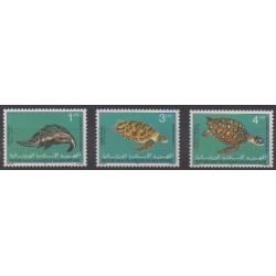 Mauritania - 1982 - Nb 501/503 - Turtles