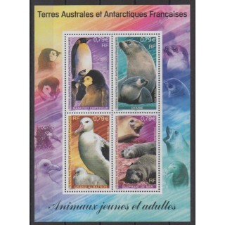 Acheter ce bloc-feuillet des Terres Australes et Antarctiques Françaises de l'année 2002 (No BF8).