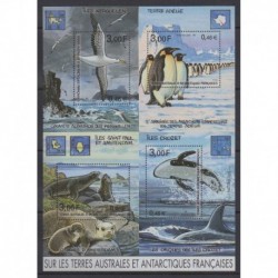 French Southern and Antarctic Lands - Blocks and sheets - 2001 - Nb BF5 - Animals - Polar