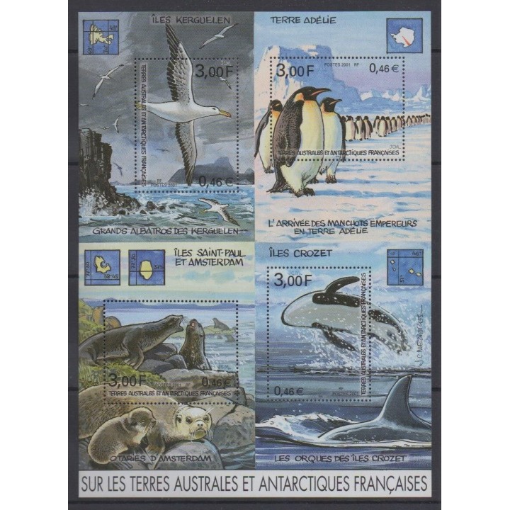Buy this souvenir sheet  of FSAL of the year 2001 (Nb BF5).