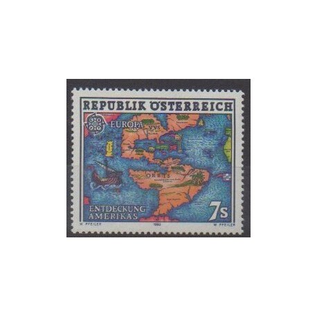 Autriche - 1992 - No 1891 - Christophe Colomb - Europa