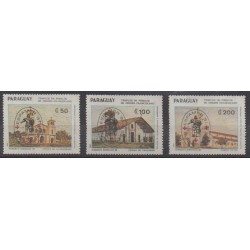 Paraguay - 1991 - Nb 2533/2535 - Churches - Philately