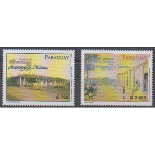 Buy this set of stamps of Paraguay of the year 2010 (Nb 3034/3035).