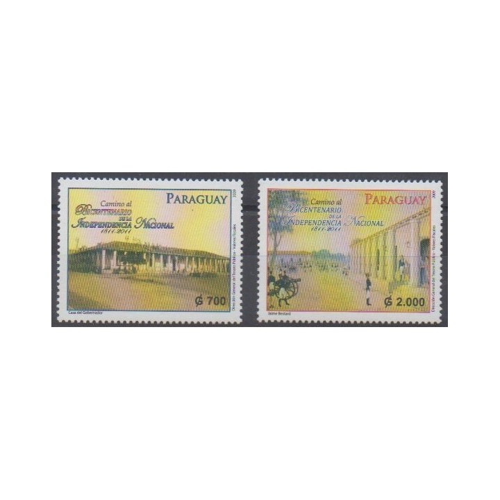 Acheter cette série de timbres du Paraguay de l'année 2010 (No 3034/3035).