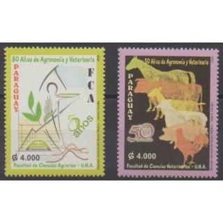 Buy this set of stamps of Paraguay of the year 2006 (Nb 2963/2964).