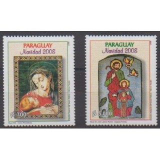 Buy this set of stamps of Paraguay of the year 2008 (Nb 3016/3017).