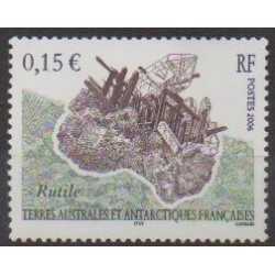 French Southern and Antarctic Territories - Post - 2006 - Nb 435 - Minerals - Gems