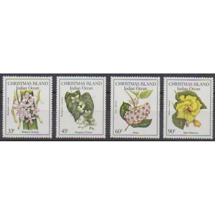 Acheter cette série de timbres des îles Christmas de l'année 1986 (No 219/222).