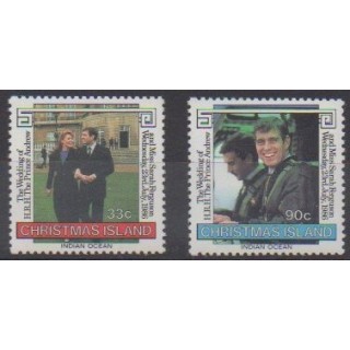 Buy this set of stamps of Christmas Island of the year 1986 (Nb 223/224).
