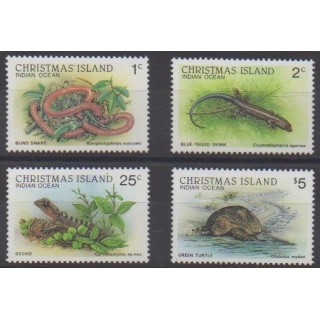Acheter cette série de timbres des îles Christmas de l'année 1987 (No 232/235).