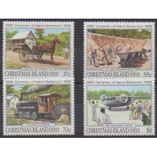 Buy this set of stamps of Christmas Island of the year 1988 (Nb 273/276).