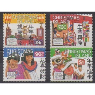 Buy this set of stamps of Christmas Island of the year 1989 (Nb 281/284).