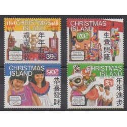 Christmas (Island) - 1989 - Nb 281/284 - Folklore