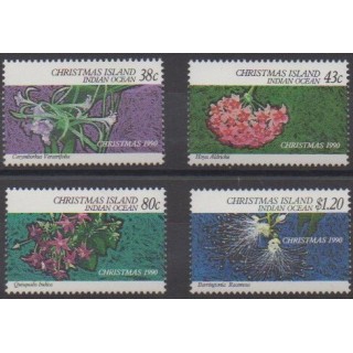 Acheter cette série de timbres des îles Christmas de l'année 1990 (No 328/331).