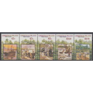 Buy this set of stamps of Christmas Island of the year 1991 (Nb 332/336).