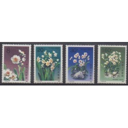 China - 1990 - Nb 2981/2984 - Flowers