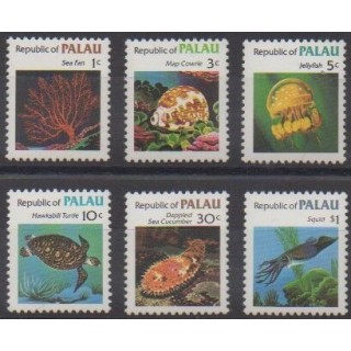Buy this set of stamps of Palau of the year 1983 (Nb 9/14).