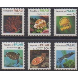 Palau - 1983 - Nb 9/14 - Sea life