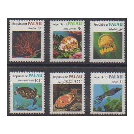 Palau - 1983 - Nb 9/14 - Sea life