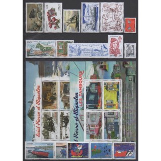 Acheter les timbres de Saint-Pierre et Miquelon de l'année 2021 (No 1253/1276).