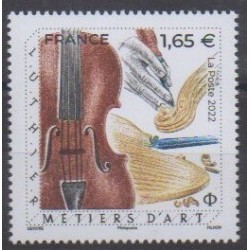 France - Poste - 2022 - Luthier - Art - Music