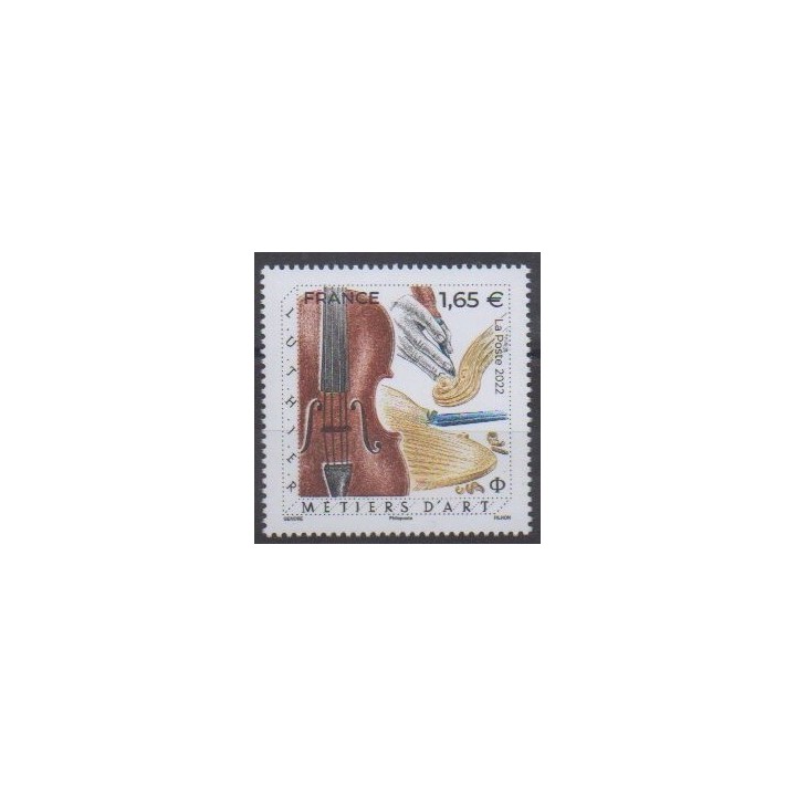Buy this stamp of France of the year 2022 (Luthier).