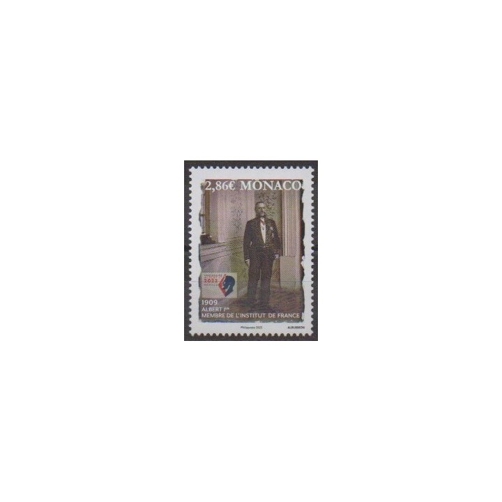 Buy this stamp of Monaco of the year 2022 (Albert 1er).