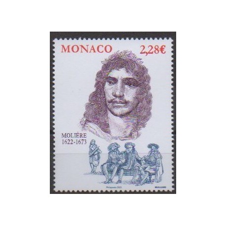 Monaco - 2022 - No 3310 - Littérature - Molière