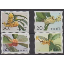 China - 1995 - Nb 3280/3283 - Flowers