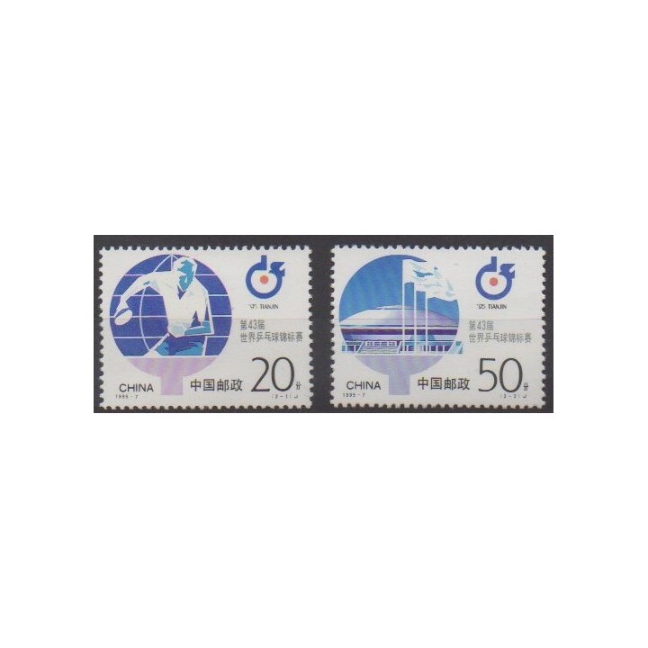 Acheter cette série de timbres de Chine de l'année 1995 (No 3284/3285).