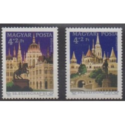 Hungary - 1982 - Nb 2827/2829 - Monuments