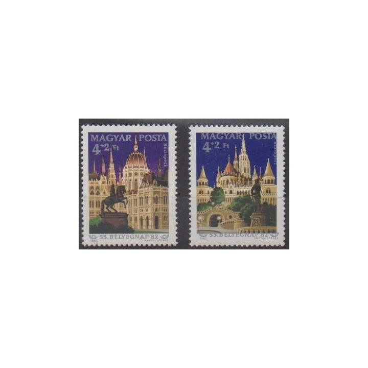 Buy this set of stamps of Hungary of the year 1982 (Nb 2827/2829).