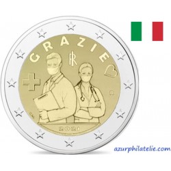 2 euro commémorative - Italy - 2021 - Healthcare professionals - UNC