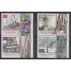 Christmas (Island) - 1991 - Nb 345/348 - Trees