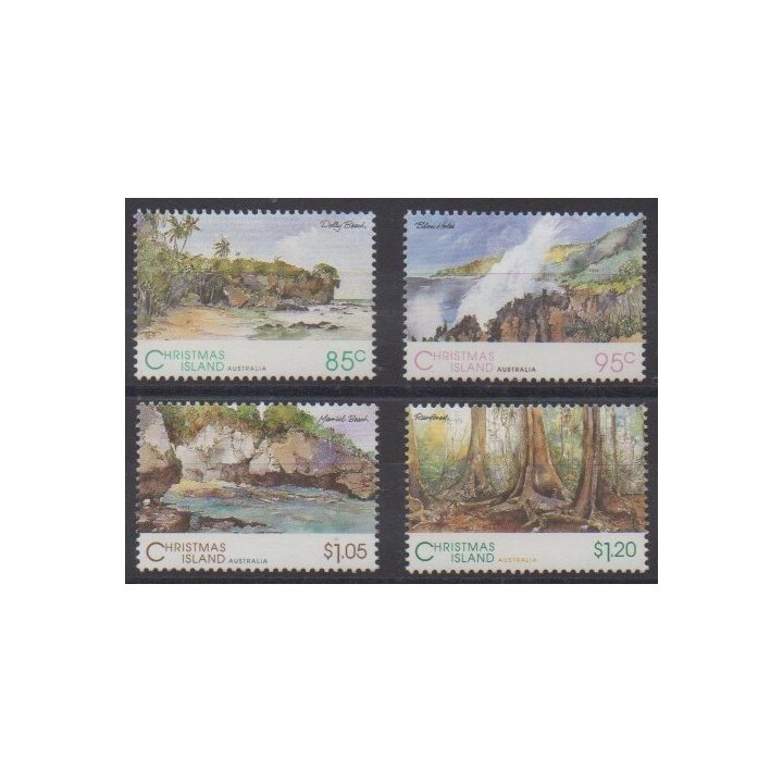 Acheter cette série de timbres des îles Christmas de l'année 1993 (No 392/395).