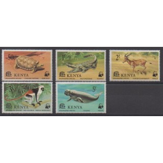 Buy this set of stamps of Kenya of the year 1977 (Nb 86/90).