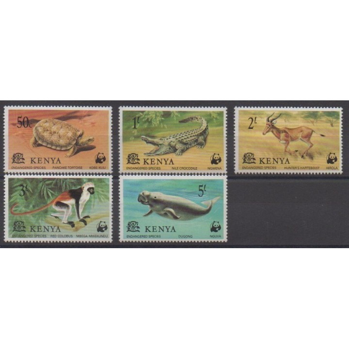 Buy this set of stamps of Kenya of the year 1977 (Nb 86/90).