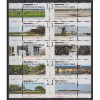 Buy this set of stamps of Netherlands of the year 2014 (Nb 3187/3196).