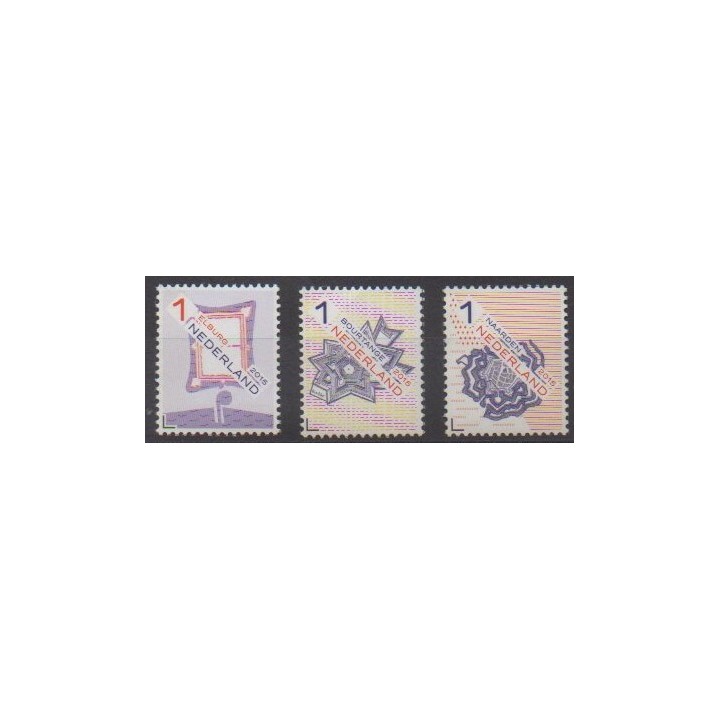 Acheter cette série de timbres des Pays-Bas de l'année 2015 (No 3250/3252).