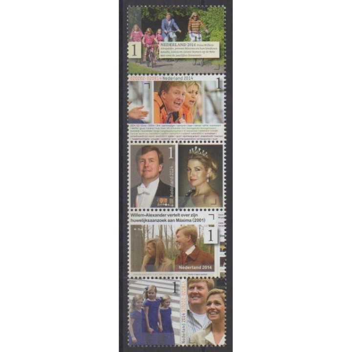 Acheter cette série de timbres des Pays-Bas de l'année 2014 (No 3182/3186).