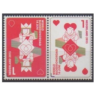 Acheter cette série de timbres des Pays-Bas de l'année 2013 (No 3054/3055).