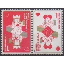Netherlands - 2013 - Nb 3054/3055 - Health or Red cross