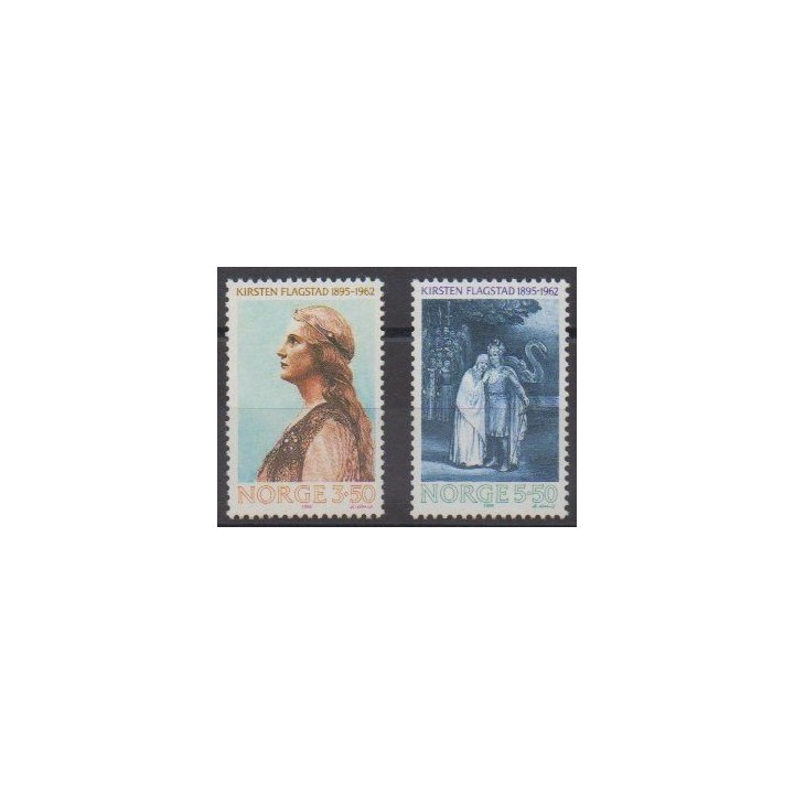 Buy this set of stamps of Norway of the year 1995 (Nb 1140/1141).