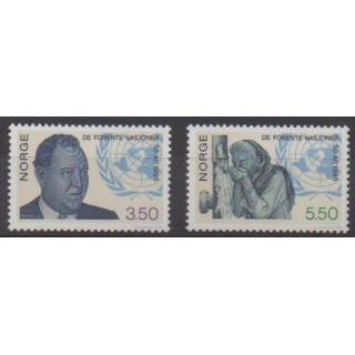 Acheter cette série de timbres de Norvège de l'année 1995 (No 1144/1145).