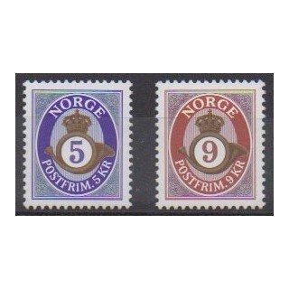 Buy this set of stamps of Norway of the year 2001 (Nb 1362/1363).