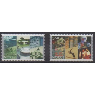 Acheter cette série de timbres de Norvège de l'année 2002 (No 1379/1380).