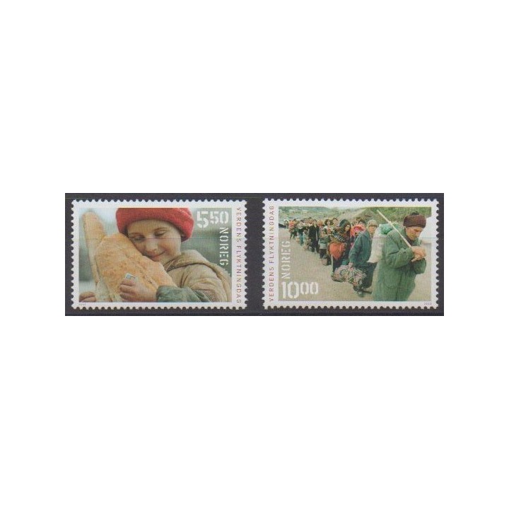 Acheter cette série de timbres de Norvège de l'année 2003 (No 1412/1413).