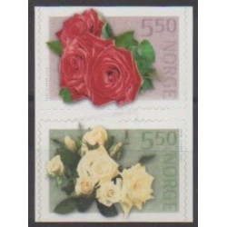 Norvège - 2002 - No 1397/1398 - Roses